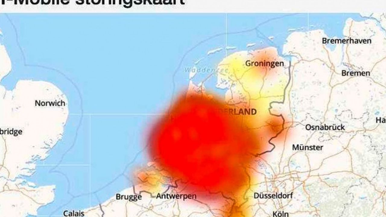 Hollanda'da T-Mobile'de arıza! Binlerce kişi telefonunu kullanamıyor