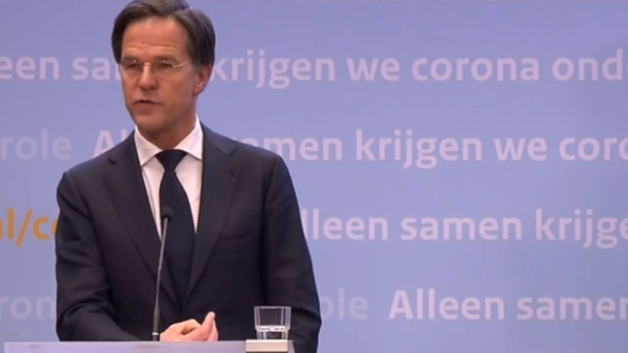 Hollanda Başbakanı Rutte alınan yeni ek tedbirleri açıkladı