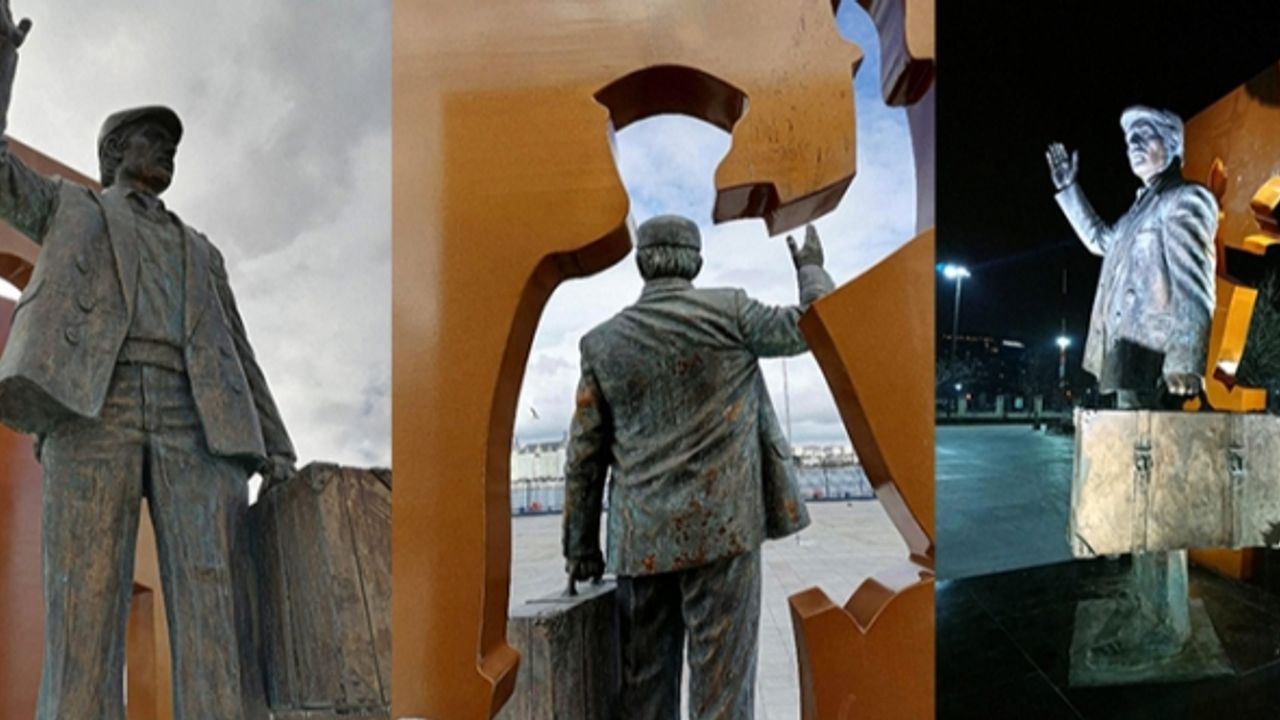 Avrupa’ya İşçi Göçünü anlatan Umuda Yolculuk adlı anıt İstanbul’da törenle açılacak