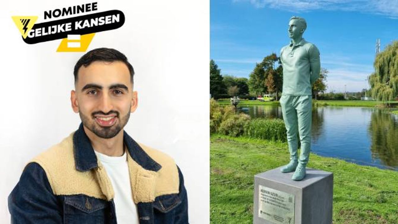 Hollanda’da ilk kez bir Türk gencinin heykeli dikildi