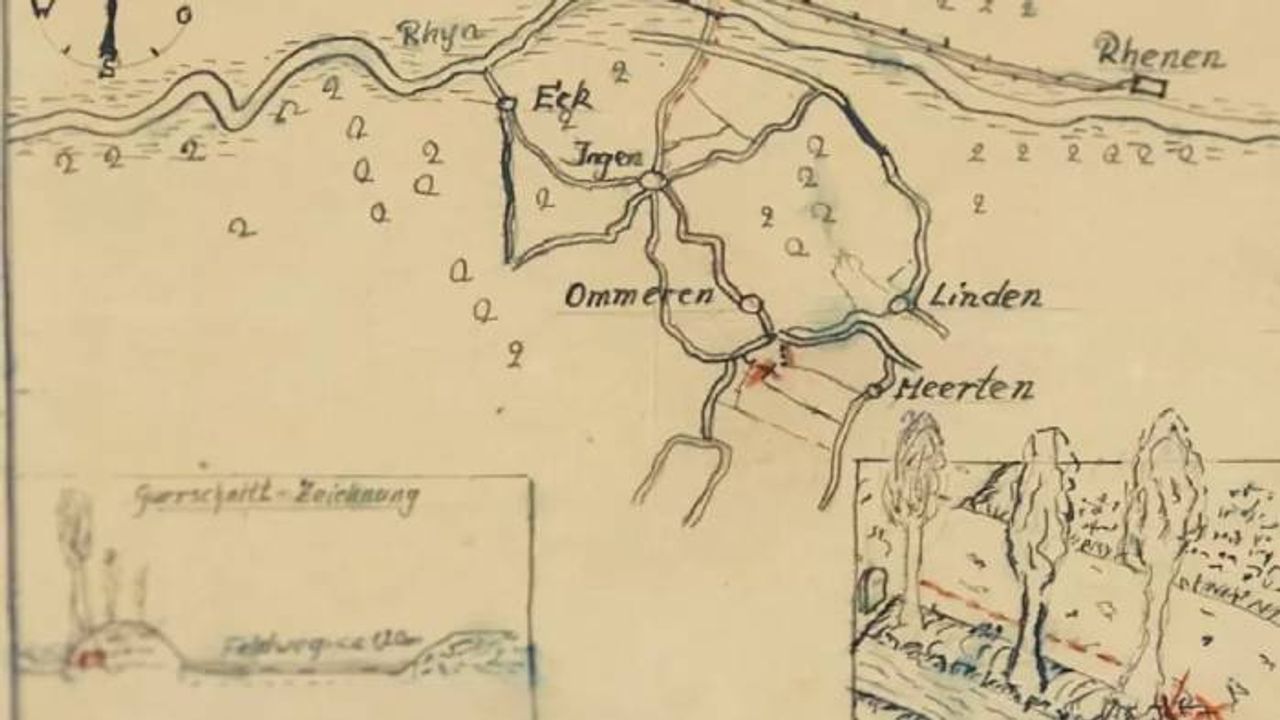 Hollanda'da Nazilere ait hazine haritası, define avcılarını harekete geçirdi
