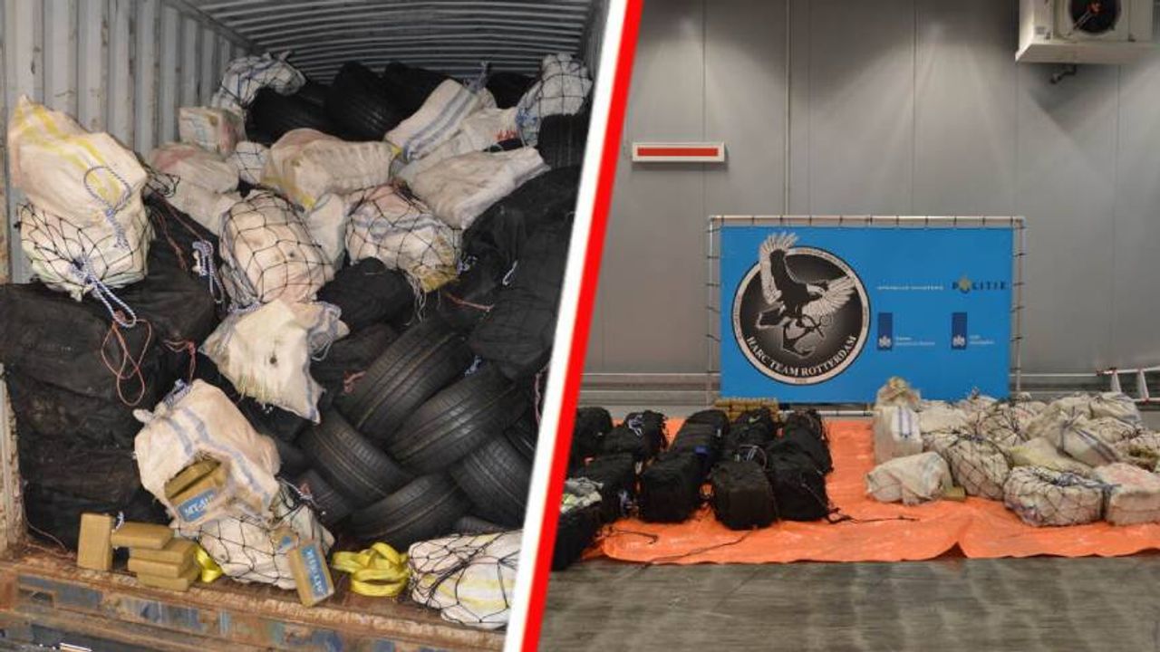 Türkiye’den Hollanda’ya gelen konteynerde 1100 kilo kokain bulundu!