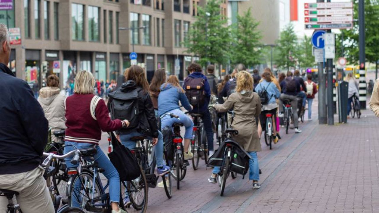 Hollanda bisiklet kullanımında Avrupa ülkelerine örnek oluyor
