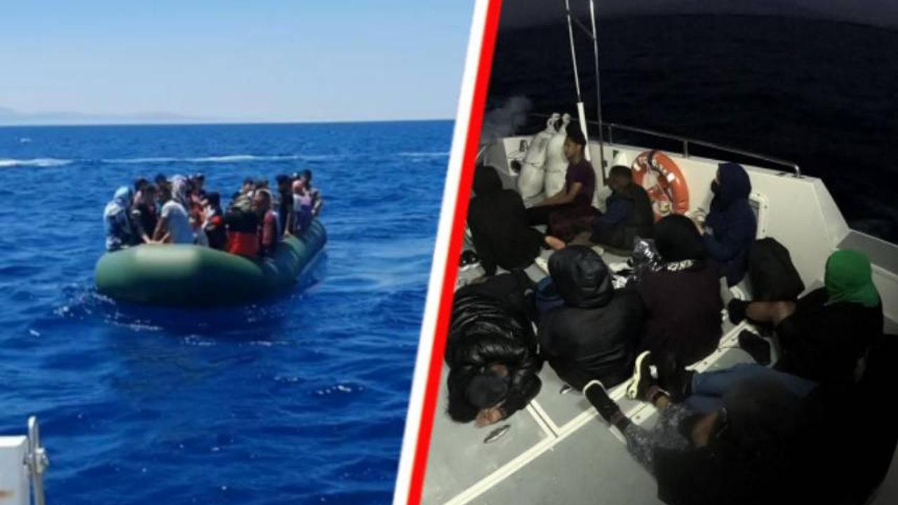 Türk askerleri Ege Denizinde Yunanistan’ın geri ittiği 95 düzensiz göçmeni kurtardı