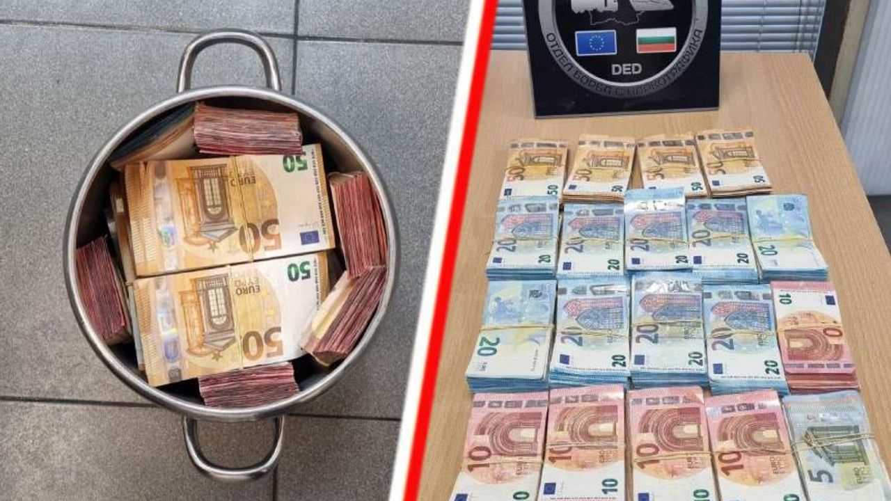 Bulgaristan gümrüğünde bir günde 163 bin euro yakalandı
