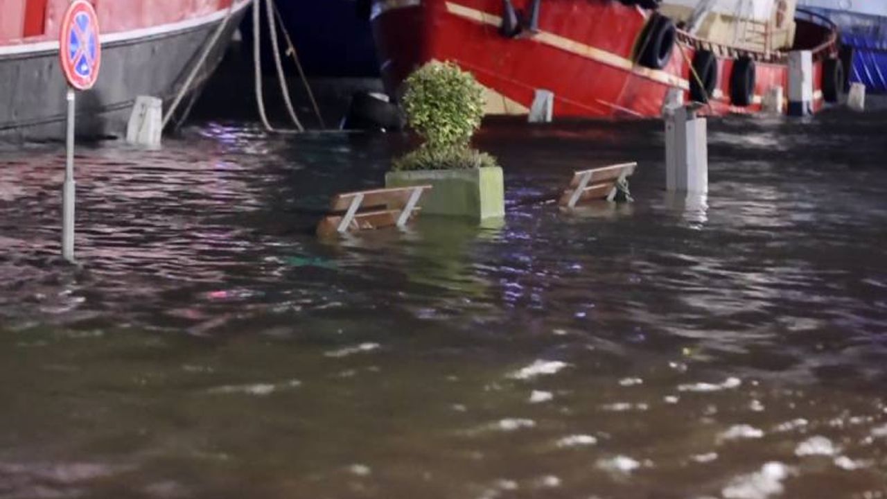 Hollanda'da Pia fırtınası su baskınlarına yol açtı, birçok bölge zarar gördü