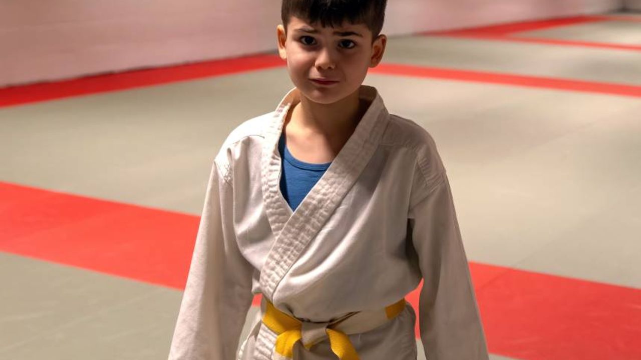 Abdülhakim Yağar, Judo'da sarı kuşak sevinci yaşıyor