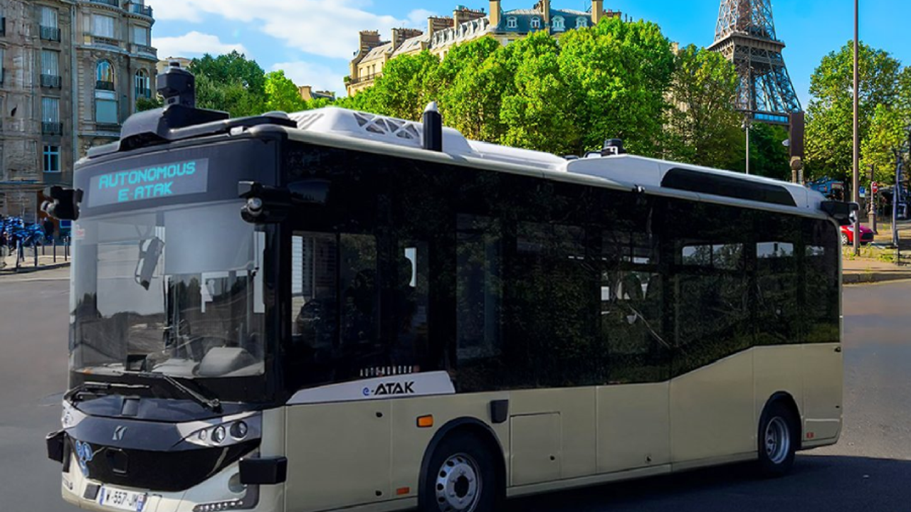 Türk şirketi Karsan’ın otonom aracı, Paris’te toplu taşıma hizmeti verecek