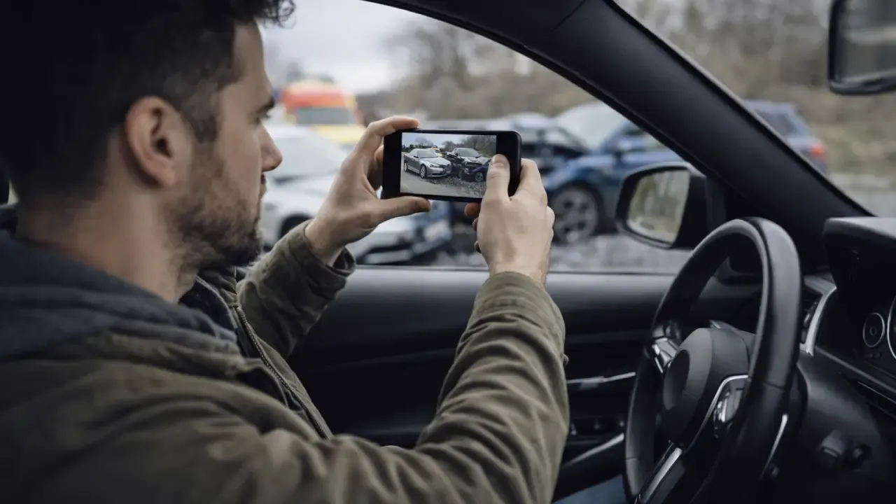 Hollanda’da kazayı görüntüleyen 112 sürücünün her birine 440 euro ceza