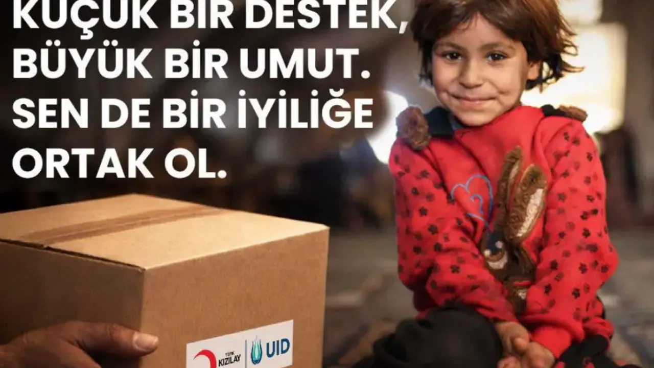 UID ve Kızılay’dan Suriye’deki çocuklar için bayram kampanyası