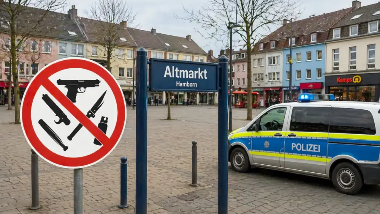 Duisburg’da bir bölgede bıçak taşıma yasağı getirildi
