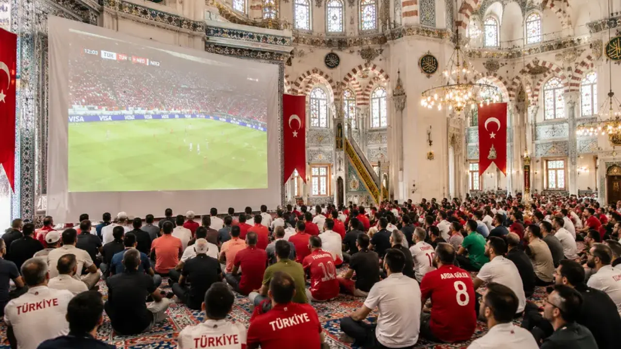 Hollanda'daki Türk camilerinde Dünya Kupası maçları dev ekranda yayınlanacak