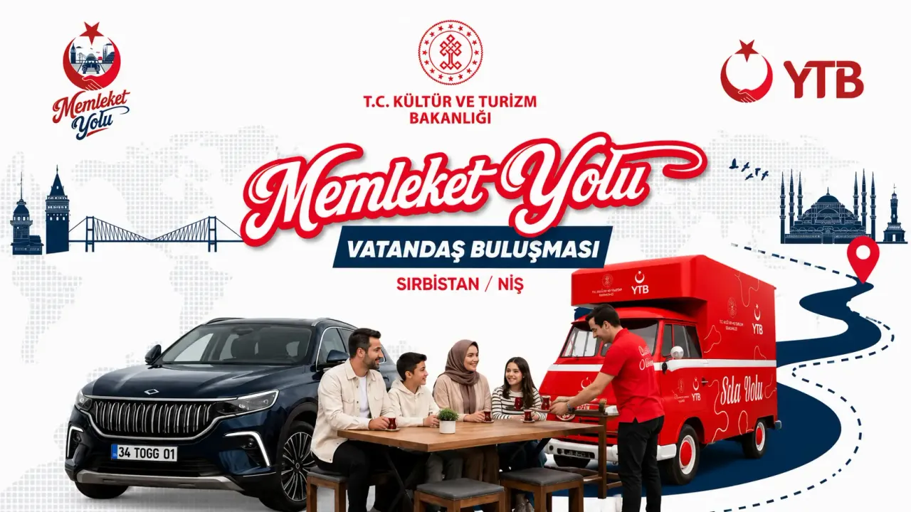 YTB'den gurbetçilere Niş'te Memleket Yolu buluşması çağrısı
