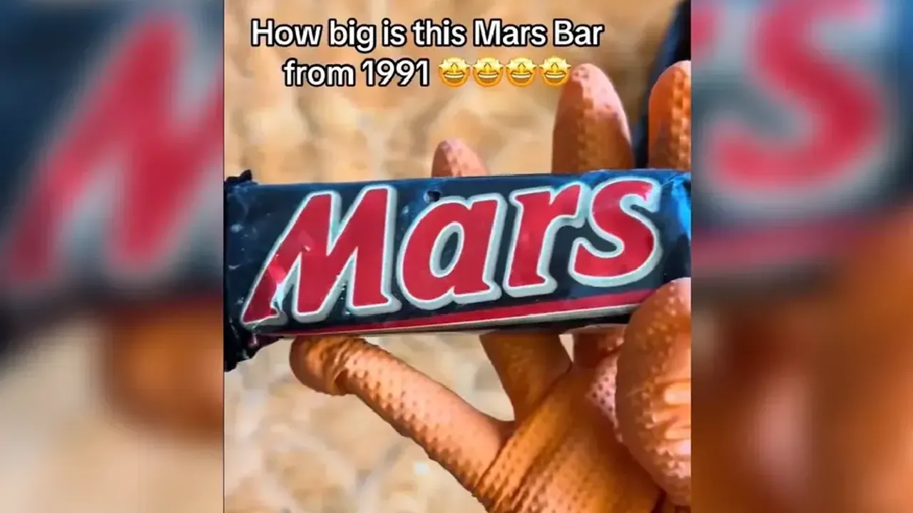 35 yıllık Mars çikolatası bulundu: Eski ve yeni arasındaki fark şaşırttı