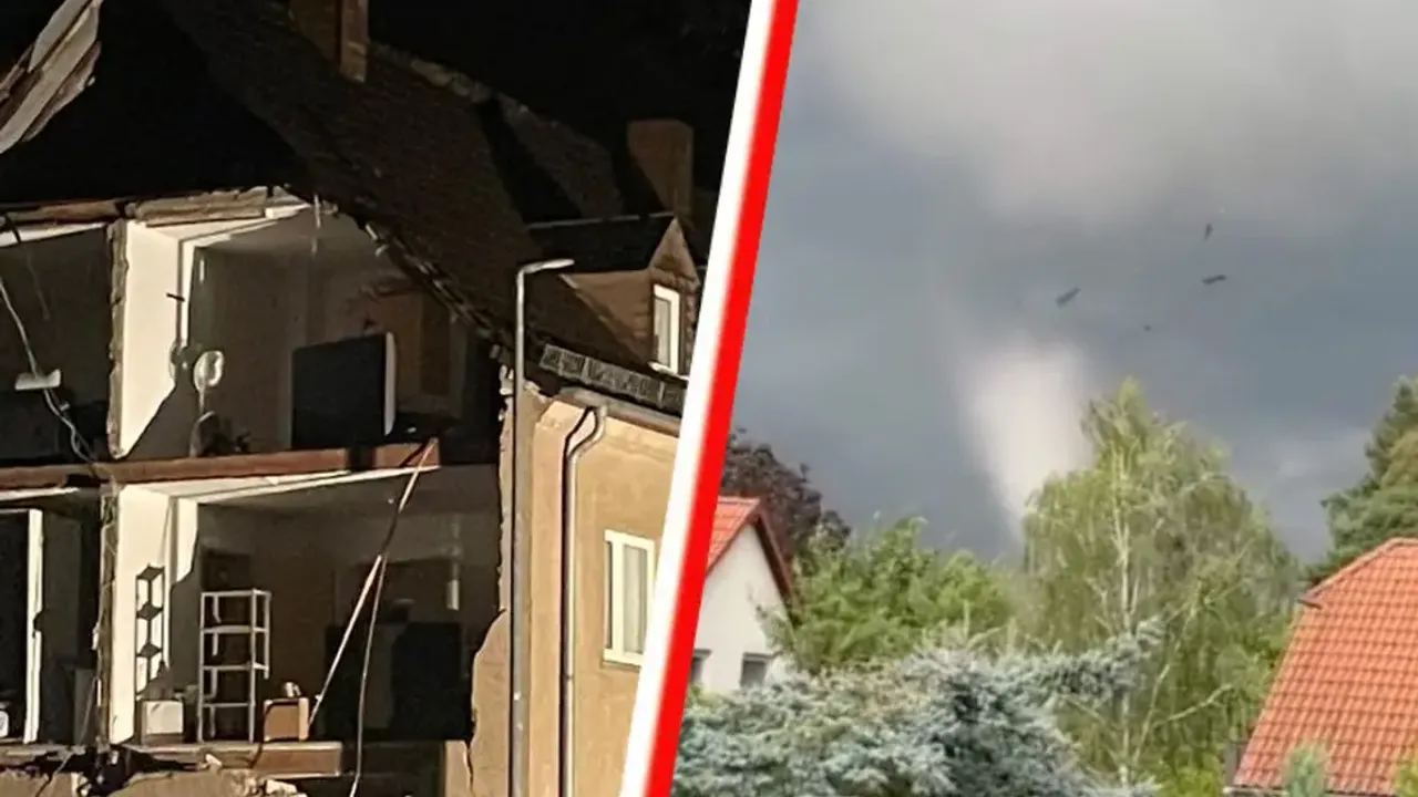 Almanya'da şiddetli fırtına ve hortumda bir kişi öldü, bir kişi ağır yaralandı