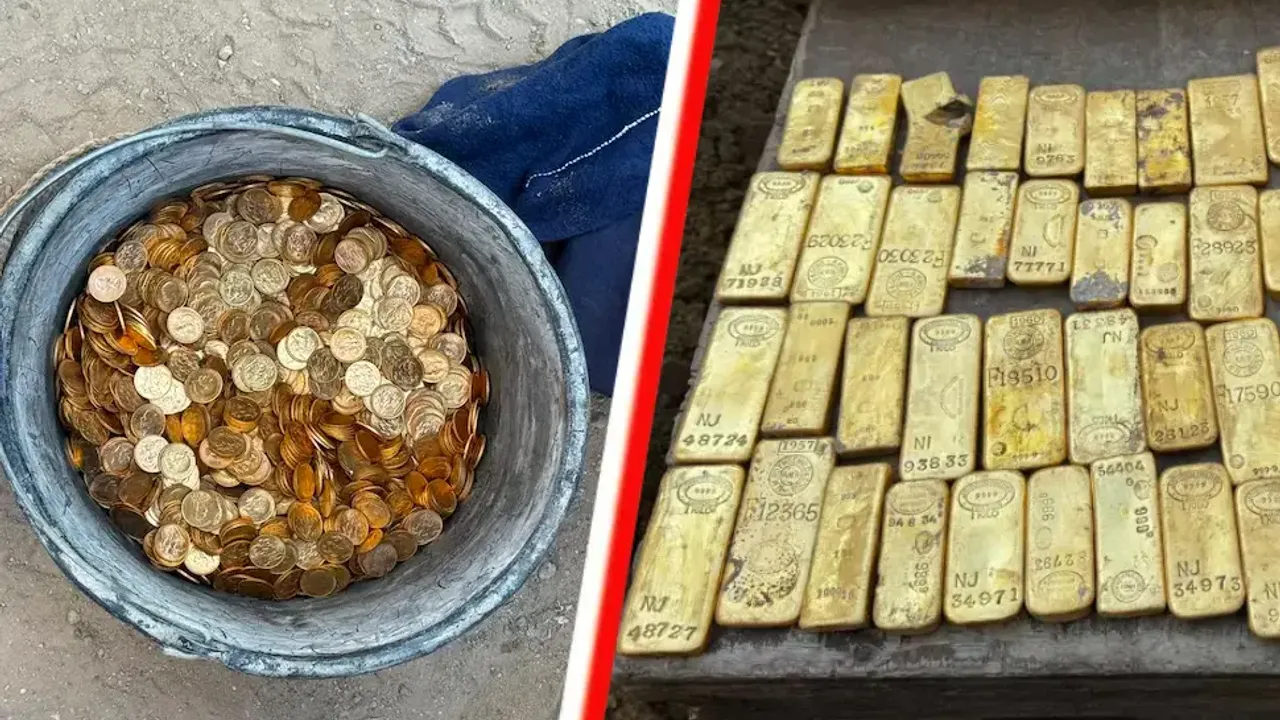 Belçika’da tadilat yapılan evin duvarından 9 milyon euroluk altın çıktı