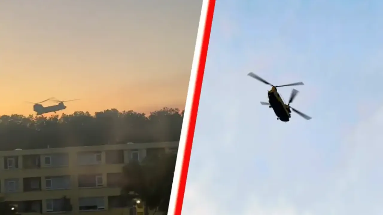 Rotterdam'da sabah yapılan askeri tatbikat bölge sakinlerini tedirgin etti