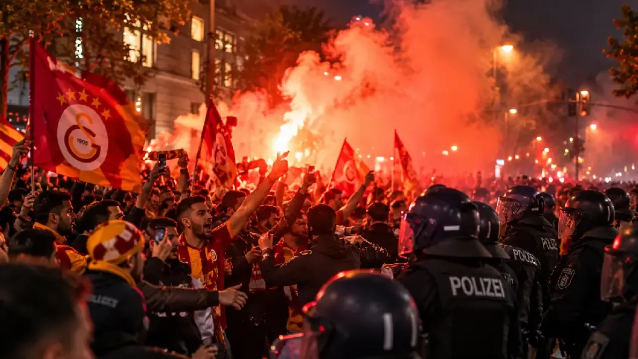 Almanya’da Galatasaray taraftarına yumruk atan polise 6 bin 300 euro ceza