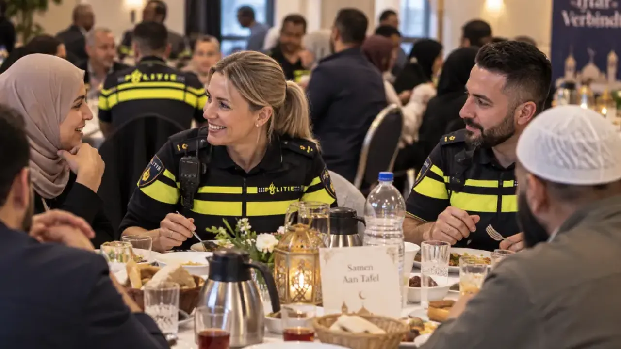 Hollanda’da polisinin halka açık iftar düzenlemesi yasaklandı