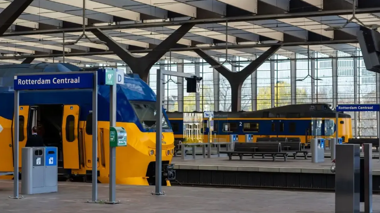 Rotterdam Centraal İstasyonu'nda tren seferleri iki gün durdurulacak