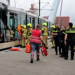 Rotterdam'da iki tramvay çarpıştı: : Çok sayıda yaralı var
