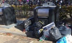 Utrecht'te çöp yığınları oluştu, çöpçülerin grevi ülkeye yayılıyor!
