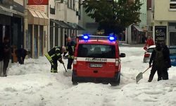 Almanya yazın ortasında kışa teslim oldu
