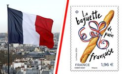 Fransa'da ‘ekmek kokulu’ özel posta pulu satışa çıktı