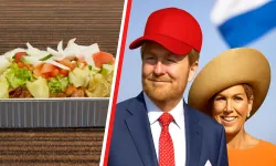 Hollanda Kralı Willem-Alexander, Rotterdam’da kapsalon yemek için sıraya girdi