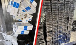 Türkiye’den Almanya’ya gelen yolcu 4 bin 300 paket sigara ile yakalandı