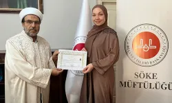 Hollanda vatandaşı Beverly, Söke’de Müslüman oldu