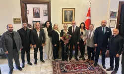 Hollanda’daki TOV derneklerinden Lahey Büyükelçisi Yazgan’a ziyaret