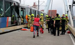 Rotterdam'da iki tramvay çarpıştı: : Çok sayıda yaralı var