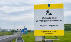 Hollanda'da A9 üzerindeki Wijker Tüneli 4 hafta kapalı kalacak