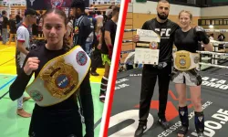 Almanya'da yaşayan Berrak Su Yılmaz kickboks dünya şampiyonu oldu