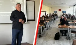 Hollanda'dan Türk iş insanı Dursun Kılıç, Erciyes Üniversitesi öğrencileriyle buluştu