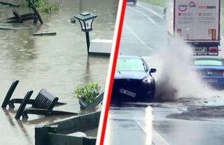 Şiddetli yağış Belçika ve Almanya'da sel ve su baskınlarına neden oldu