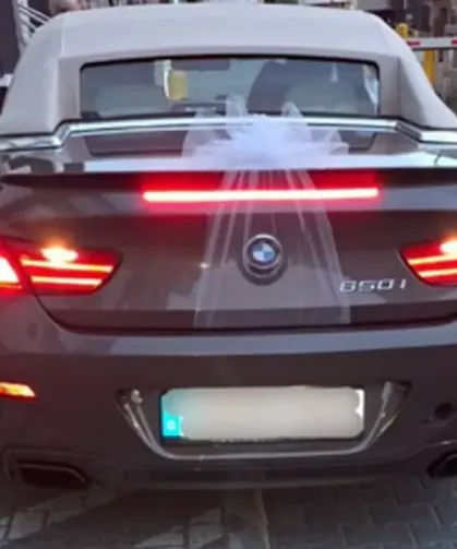 Berlin’de trafiği tehlikeye atan düğün konvoyuna polis müdahalesi