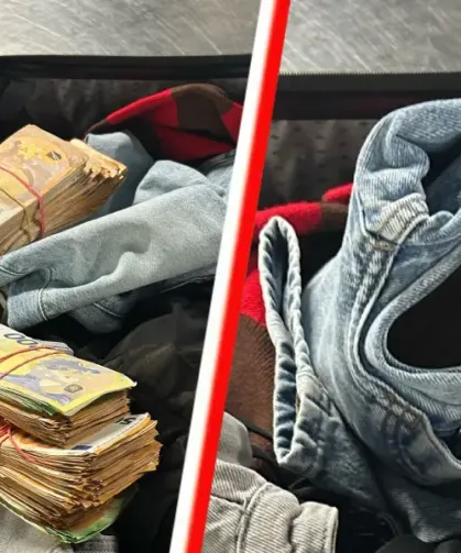 Almanya'da 600 euro taşıdığını söyleyen yolcunun bagajından 74 bin euro çıktı
