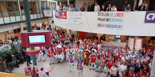 Hollanda’da sağlık personeli Nisan’da yeniden greve gidiyor