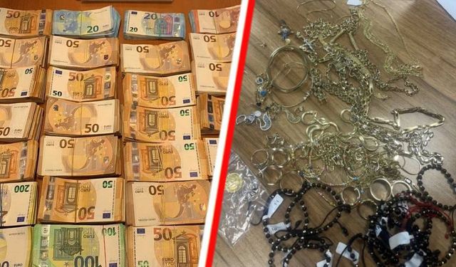 Bulgaristan-Türkiye sınırında büyük miktarlarda nakit para ve altın ele geçirildi