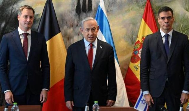 İsrail, Belçika ve İspanya Başbakanlarının Gazze’deki katliamı durdurma çağrısına tepkili