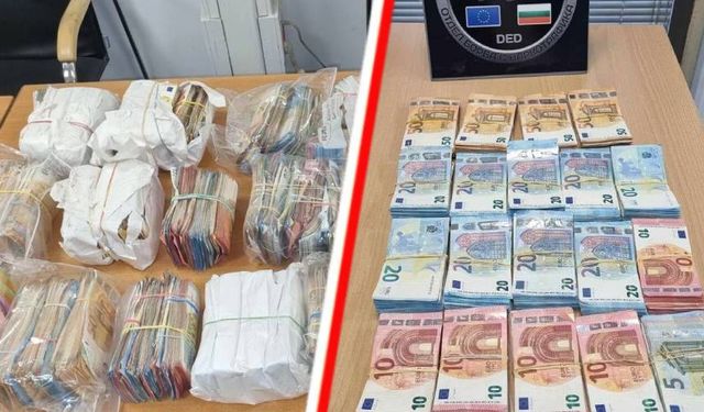 Bulgaristan gümrüğünde 2 günde 466 bin euro yakalandı