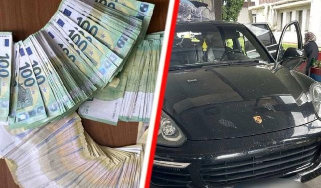 Almanya’dan Türkiye’ye giden gurbetçinin aracında 75 bin euro yakalandı