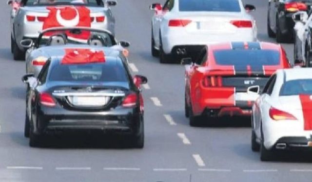 Almanya’da trafiği felç eden Türk düğün konvoyundaki arabalara el kondu