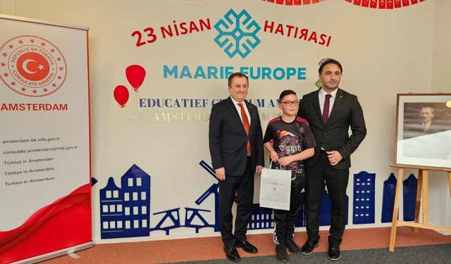 Hollanda'da 23 Nisan Ulusal Egemenlik ve Çocuk Bayramı coşkusu
