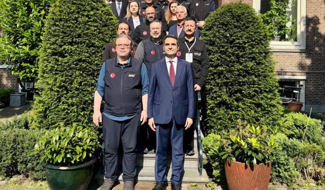 AFAD Heyeti Hollanda'da önemli temaslarda bulundu