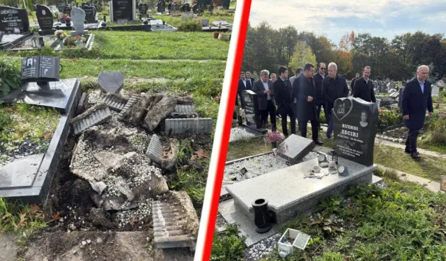 Almanya’da Müslüman mezarlığına saldırı düzenlendi