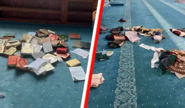 Hollanda’da Türk camisine saldırı: Kutsal kitaplar yerlere atıldı