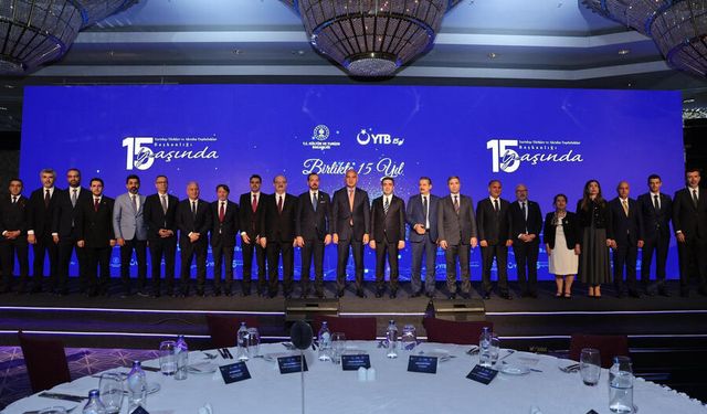 YTB, 15. kuruluş yıl dönümünü Ankara’da kutladı